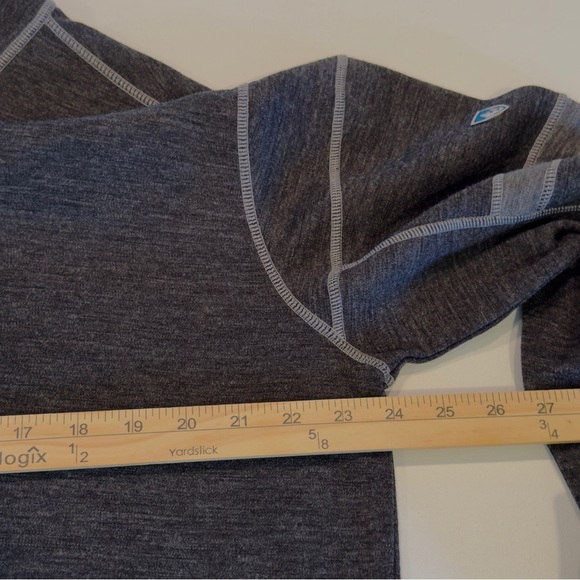 Kuhl Team Merino 1/4 Zip Pullover Mens XL Gray 100% Aeroknit Merino Wool NWOT - Picture 12 of 14
